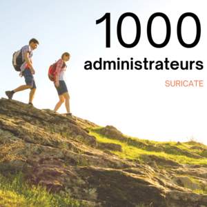 Plus de 1000 administrateurs Suricate aujourd'hui, merci !